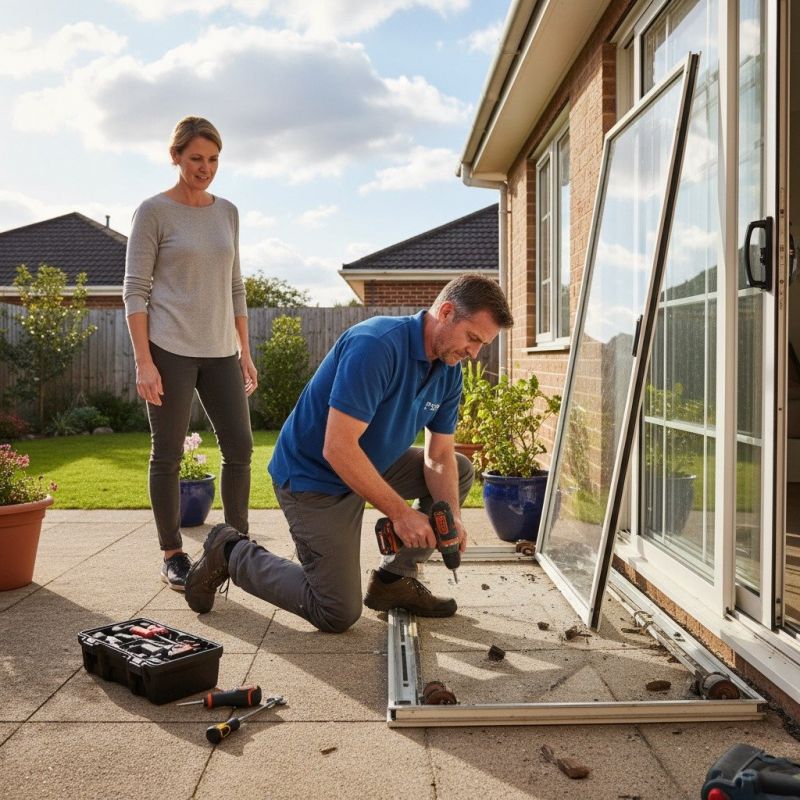 Door Track Repair Service in Conroe, TX