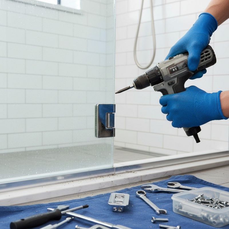 Glass Shower Door Repair in Alpharetta, GA