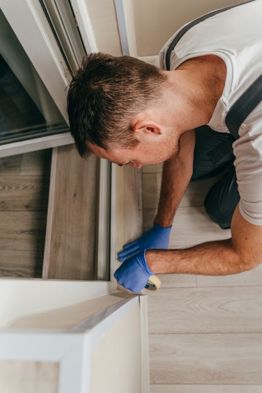 Interior Door Installation in Progress