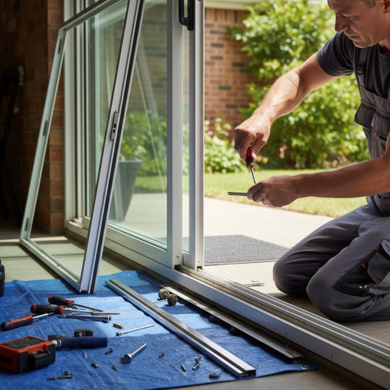 Patio Door Track Repair in Kansas City, KS