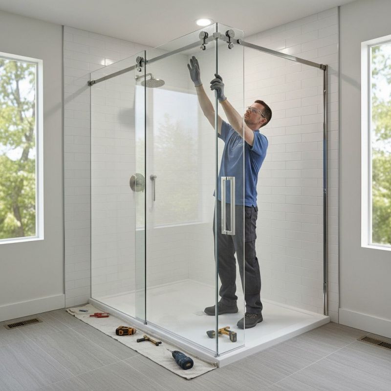 Shower Door Installation in Arvada, CO