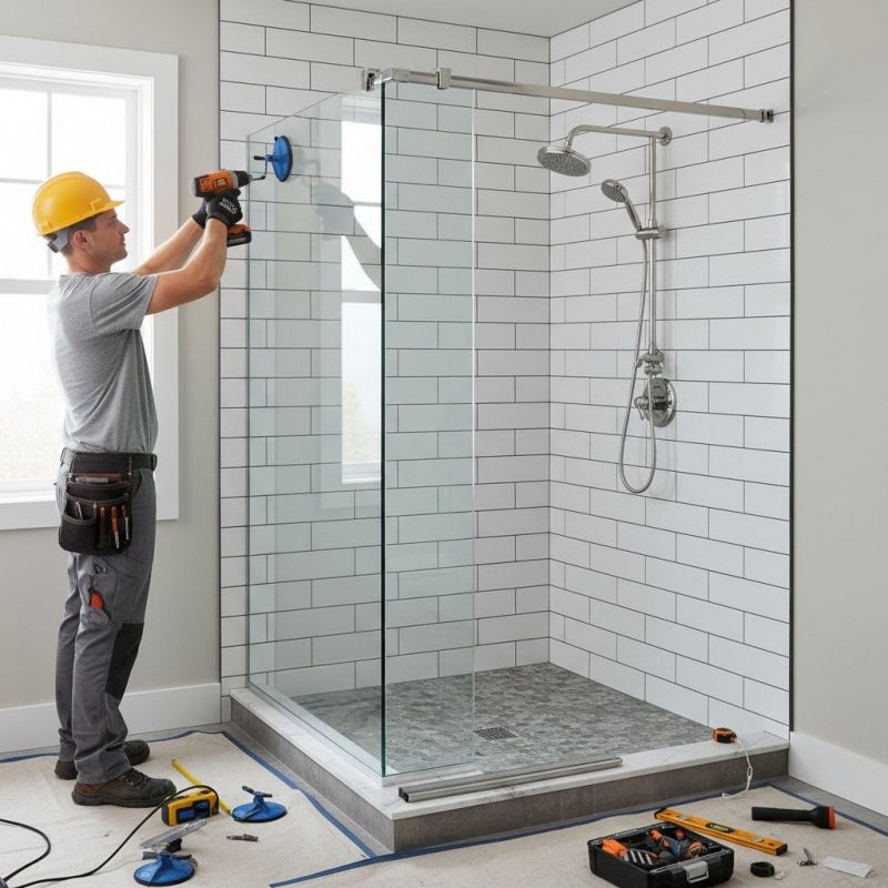 Shower Door Installation in Alpharetta, GA