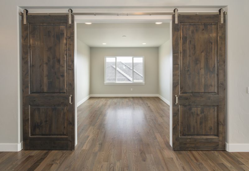 Wood Sliding Door Installation in Conroe, TX