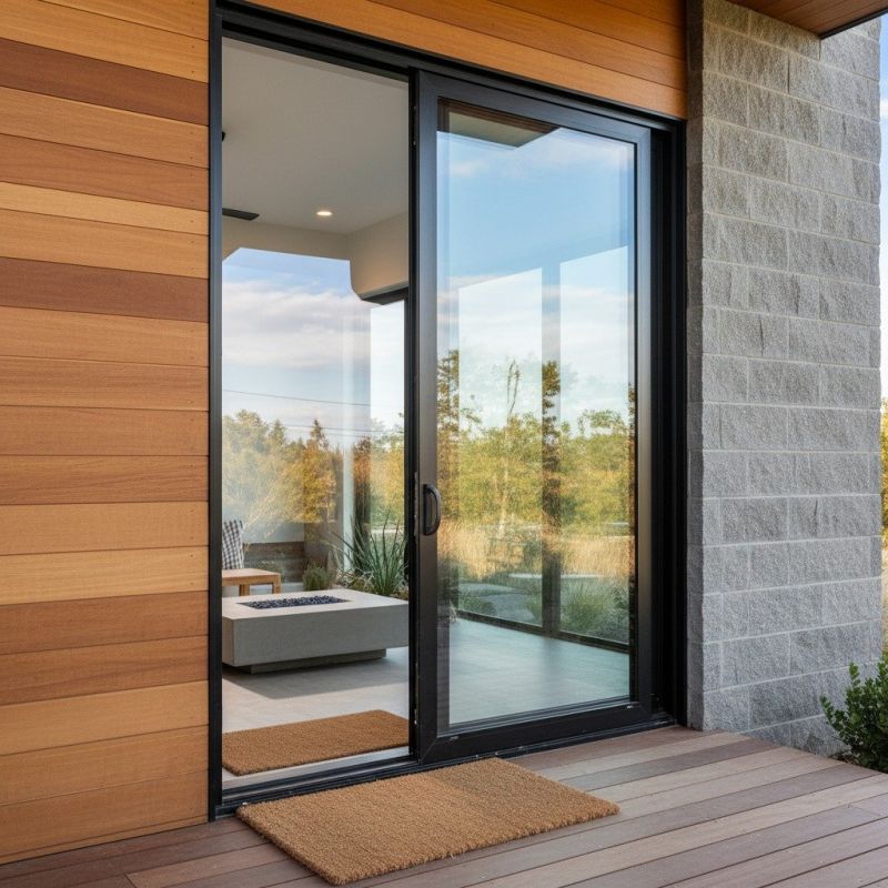 Wood Sliding Door Installation in Durham, NC